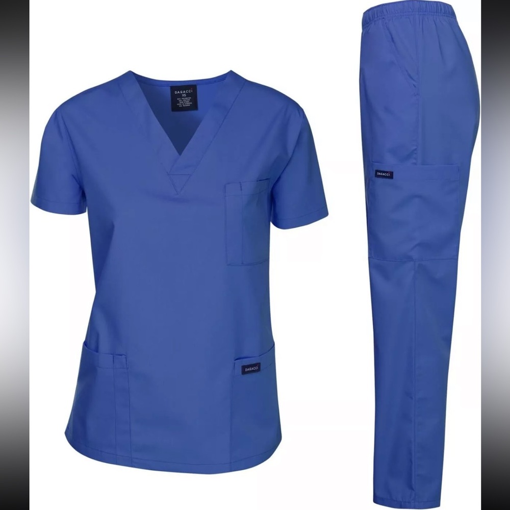 Dagacci medical set uniform Blue Top